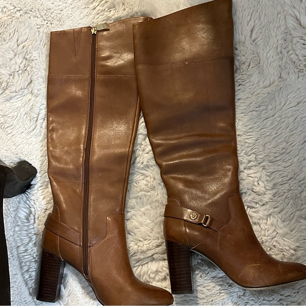 Anne Klein tall leather boots
